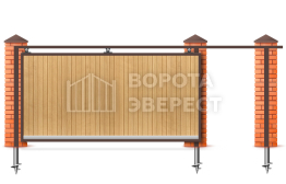 Откатные ворота 2500×3500 ВЭ-4889